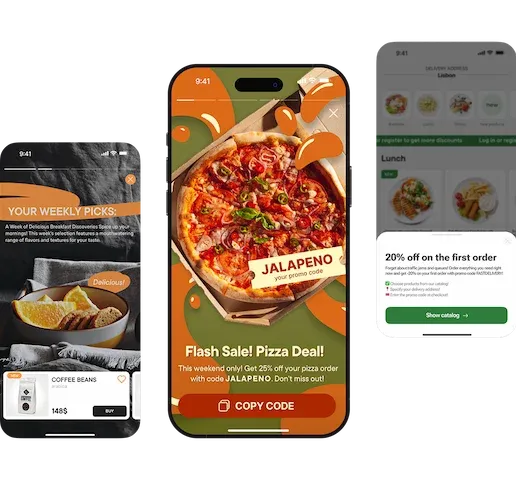 ENGAGE FOOD LOVERS WITH INTERACTIVE IN-APP EXPERIENCES